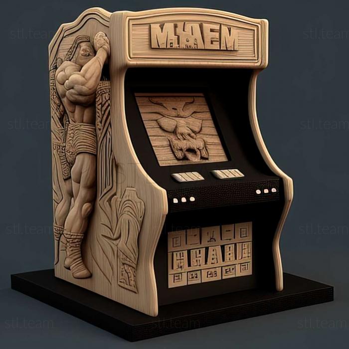 3D model WWF WrestleMania The Arcade Game game (STL)